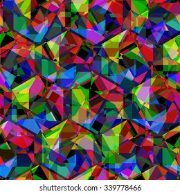 Seamless vector pentagon background