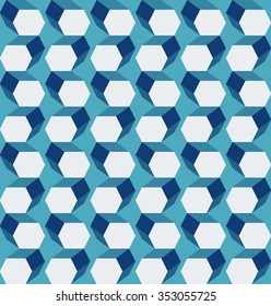 Seamless Vector Pentagon Pattern