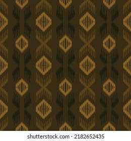 
Seamless vector Peruvian ikat tribal pattern African seamless pattern. Ethnic ornament on the carpet. Aztec style. Figure tribal embroidery. Indian, Mexican folk pattern.