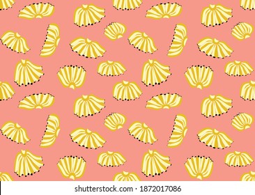 Imagen vectorial sin soldadura con plátanos para fondo