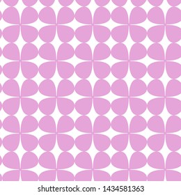 Seamless vector pink abstract pattern. Repeat abstract elements background 10 eps. For design, fabric, textile, web, wrapping, cover, packaging design.