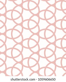 Seamless vector pink ornament. Modern background. Geometric modern pattern