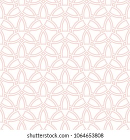 Seamless vector pink ornament. Modern background. Geometric modern pattern
