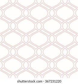 Seamless vector pink ornament. Modern geometric pattern with repeating elements