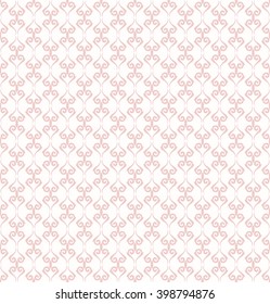 Seamless vector pink ornament. Modern geometric pattern with repeating elements