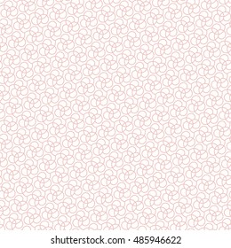 Seamless vector pink ornament. Modern geometric pattern with repeating elements