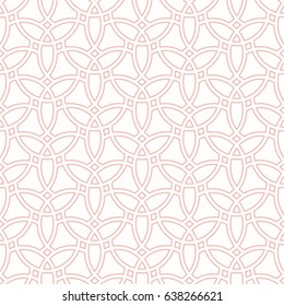 Seamless vector pink ornament. Modern background. Geometric modern pattern