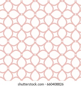 Seamless vector pink ornament. Modern background. Geometric modern pattern