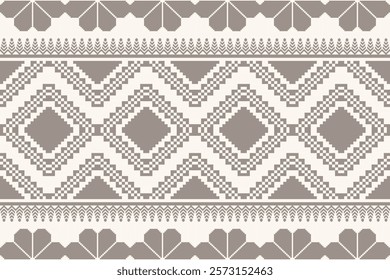 Seamless vector pixel pattern for fabric or printing.