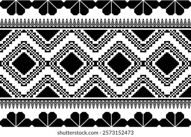 Seamless vector pixel pattern for fabric or printing.