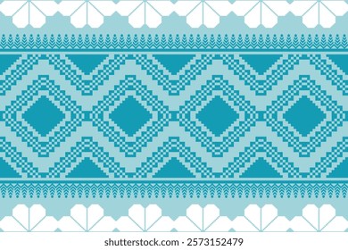 Seamless vector pixel pattern for fabric or printing.