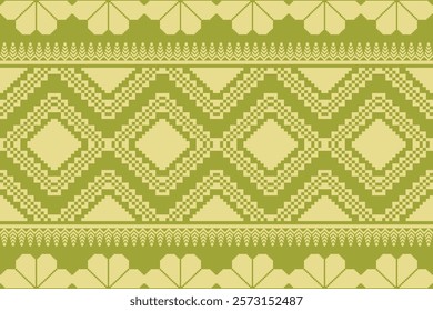 Seamless vector pixel pattern for fabric or printing.