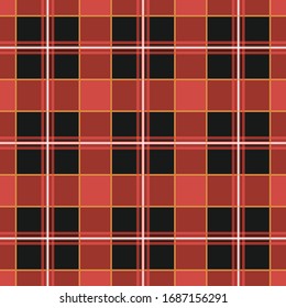 Seamless vector plaid pattern. Tartan background. Classic pattern. For fabric, textile, wrapping, cover etc.