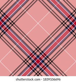 Patrón de plaid vectorial sin foco. Antecedentes clásicos de Tartán para diseño, tela, textil, envoltura, cubierta, etc.
