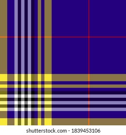 Seamless vector plaid pattern. Tartan classic background ornate for design, fabric, textile, wrapping, cover etc.