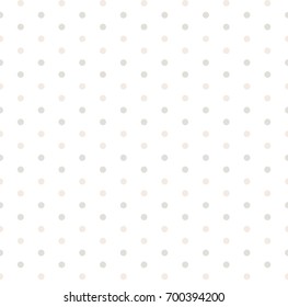 Seamless Vector Polka Dot Pattern on Background for flyers, postcards, web, editorial, scrapbook