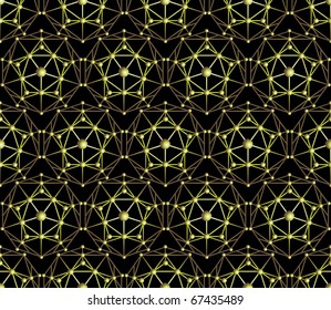 Seamless vector polygon pentagon background