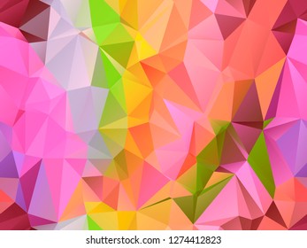Seamless vector polygonal background. Modern design. Vector illustration for web design. Low poly art