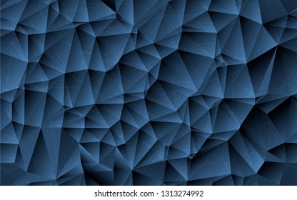 Seamless vector polygonal background. Modern minimalistic design. Vector illustration for web design. Low poly art