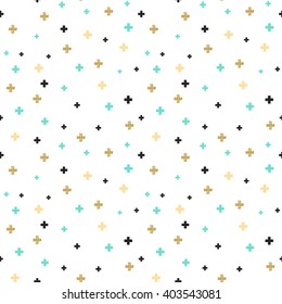 seamless vector pretty modern cross pattern design