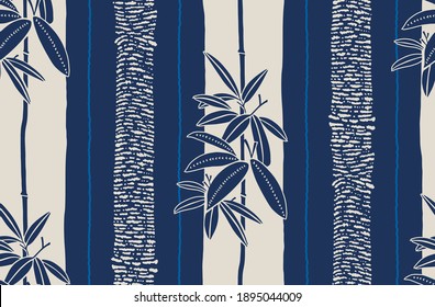 Seamless vector print designs with Hawaii, tropical, surf, palm tiki mask themed.