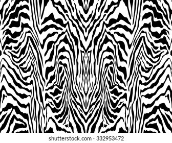 Seamless vector print  with imitation zebra skin.