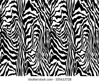 Seamless vector print  with imitation zebra skin.