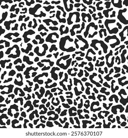 seamless vector print of leopard skin. leopard color on clothing or print