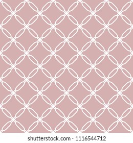 Seamless vector purple and white ornament in arabian style. Geometric abstract background. Pattern for wallpapers and backgrounds