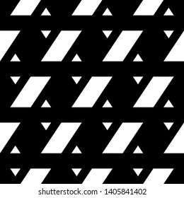 Seamless vector. Quadrangular, triangular shapes backdrop. Geometrical pattern. Ethnic ornament. Digital paper, web design, textile print, abstract wallpaper.Triangles, parallelograms background.