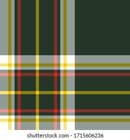 Seamless vector red tartan pattern. Plaid background. Classic fashion ornate pattern. For fabric, textile, wrapping etc.