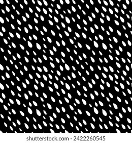 Seamless vector repeat pattern with abstract white brush marks on black. Simple versatile backdrop for packaging, mens, boys designs and more.