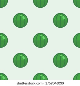 Seamless vector repeat pattern of melons for wrapping paper, wallpaper or textile background