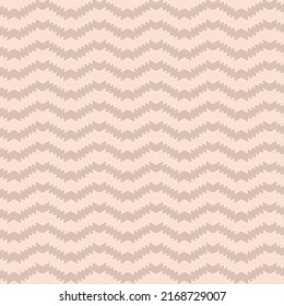 SEAMLESS VECTOR REPEAT PATTERN. "Mexican Wave" simple line zigzag waves in pastel Neapolitan colours. Aztec line chevron basic repeating design