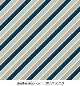 Seamless Vector Repeatable Pattern With Colored Diagonal Strips