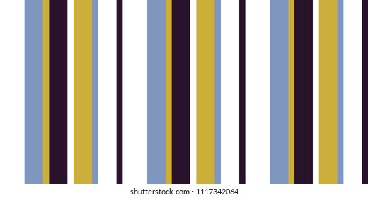 Seamless vector repeatable pattern with colored vertical strips