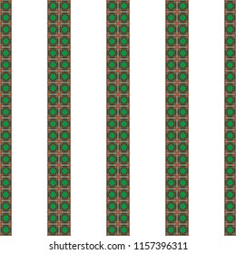 Seamless vector repeatable pattern with colored vertical strips