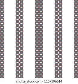 Seamless vector repeatable pattern with colored vertical strips
