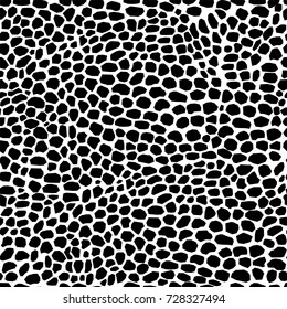 Seamless vector reptile print pattern