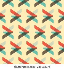 A seamless vector retro background pattern