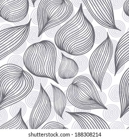 Seamless vector retro colored doodle background