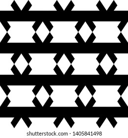 Seamless vector. Rhombuses, figures ornament. Polygons motif. Diamonds, shapes pattern. Ethnic wallpaper. Geometric background. Digital paper, textile print, abstract backdrop.