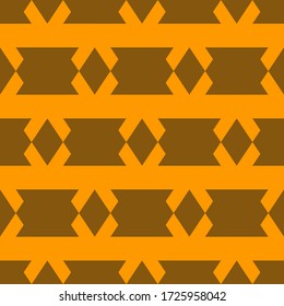 Seamless vector. Rhombuses, figures ornament. Polygons motif. Diamonds, shapes pattern. Ethnic wallpaper. Geometric background. Digital paper, textile print, abstract backdrop.