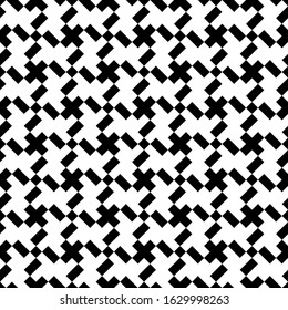 Seamless vector. Rhombuses, rectangles ornament. Geometric background. Diamonds, strokes wallpaper. Squares, slabs pattern. Checks, blocks motif. Web design, art illustration, abstract backdrop.
