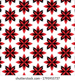 Seamless vector Royal pattern background. The repetition of dark pattern texture. Vector illustration, flower pattern.