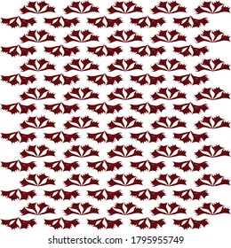 Seamless vector Royal pattern background. The repetition of dark pattern texture. Vector illustration, flower pattern.