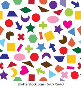 Seamless vector shape sign design