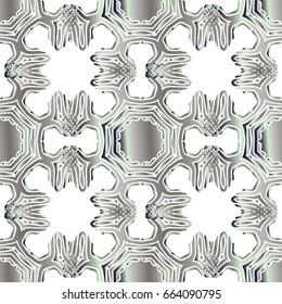 Seamless vector silver texture. Seamless vintage pattern.