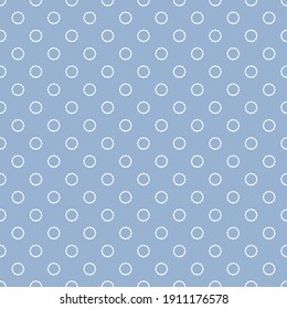 Pequeño patrón de flor de margarita sin vectores. Formas florales de moda sobre un fondo azul ceruleño. Repetir el diseño geométrico con flores lindas. Perfecto para la moda, el tejido, el diseño gráfico y el diseño web.