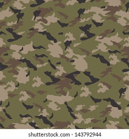 Seamless vector square camouflage series in scheme - US Multi Cam